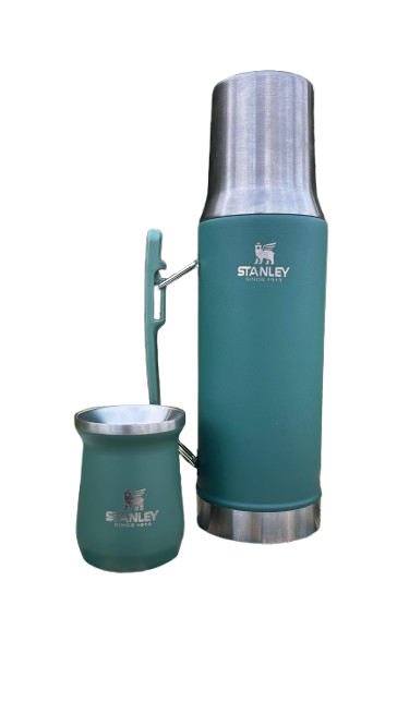 Termo + mate Stanley verde