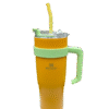 Vaso Stanley amarillo con bombilla